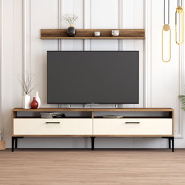 Hanah Home Mueble de TV Istanbul - Nogal y Crema